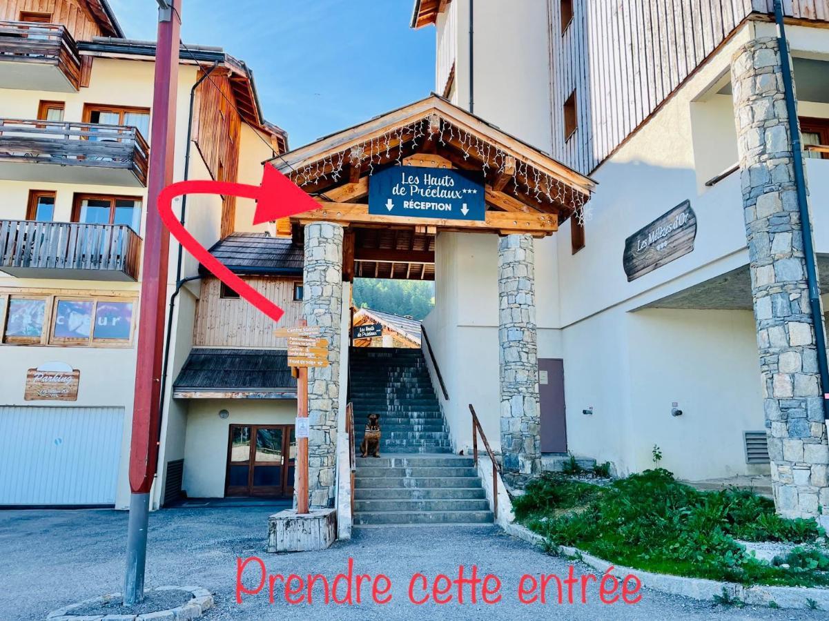 Les Orres 6 Places Coeur De Station Avec Piscine Exterior foto